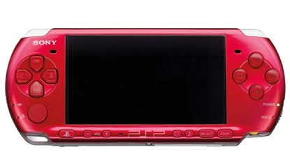 PSP 3000 Red