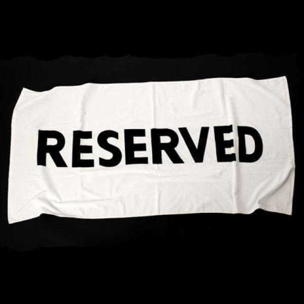 Reserved Beach Towel - Fun Summer Gift