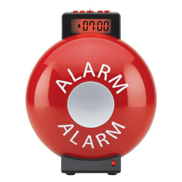 Fire Bell Alarm Clock