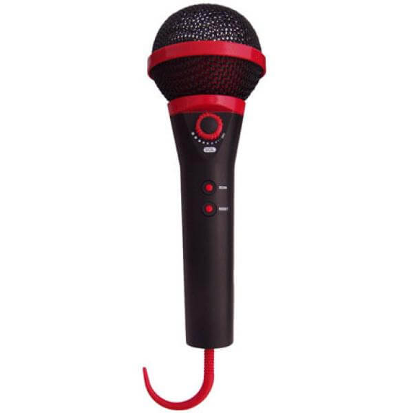 Black Microphone Shower Radio Black - Fun Gift