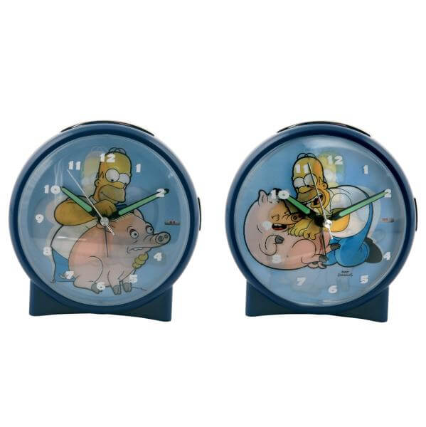 Homer & Spiderpig Lenticular Lens Alarm