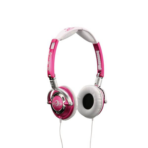 Skullcandy Lowrider 09 Headphones (Pink/White)