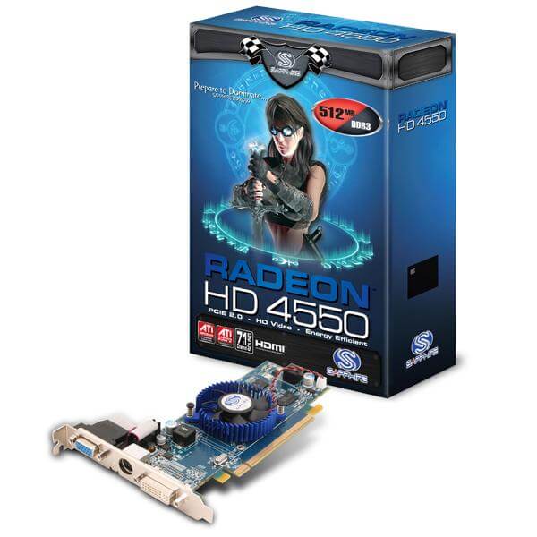 Sapphire  HD 4550 512MB DDR3  W/LP
