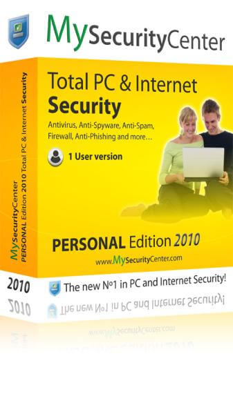 MySecurityCenter Total PC & Internet Security 2010 - PERSONAL Edition!