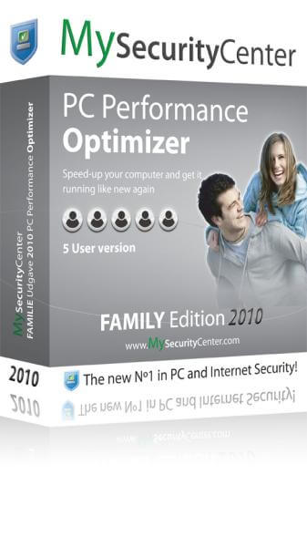 MySecurityCenter PC Performance Optimizer - FAMILY Edition!