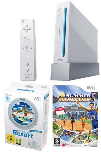 Wii Console (Including Wii Sports Resort & Summer Athletics)