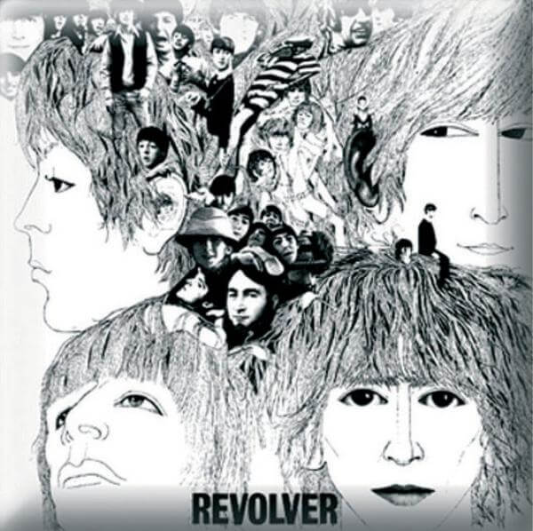 Beatles Revolver Album Pin Badge