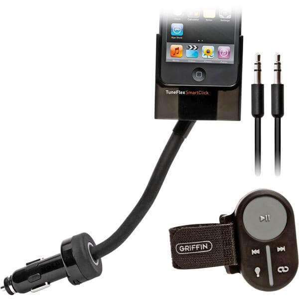 TuneFlex AUX with SmartClick Remote for iPod + iPhone