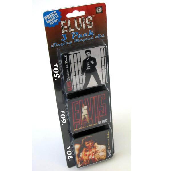 Elvis Singing Magnets Triple Pack