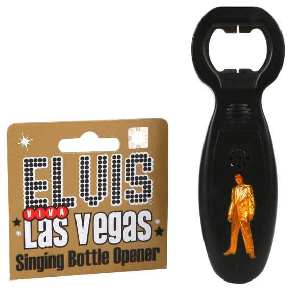 Elvis Singing Bottle Opener Viva Las Vegas