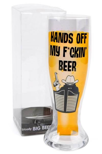 Big Beer Glass - Hands Off