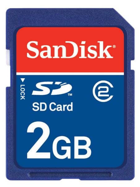 SanDisk SD 2GB Card