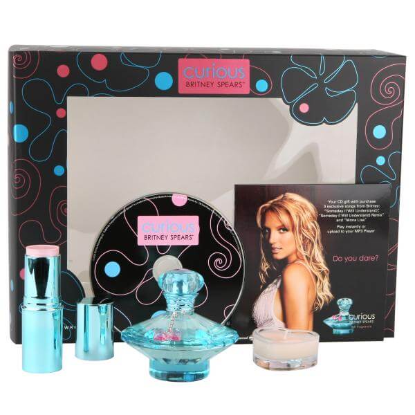 Britney Spears - Curious Gift Set (Eau de Parfum, Scent Candle, CD,and Shimmer Stick)