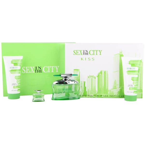 Sex in The City Kiss Eau de Parfum 100ML,Shower Gel 200ml,Body Lotion 200ml