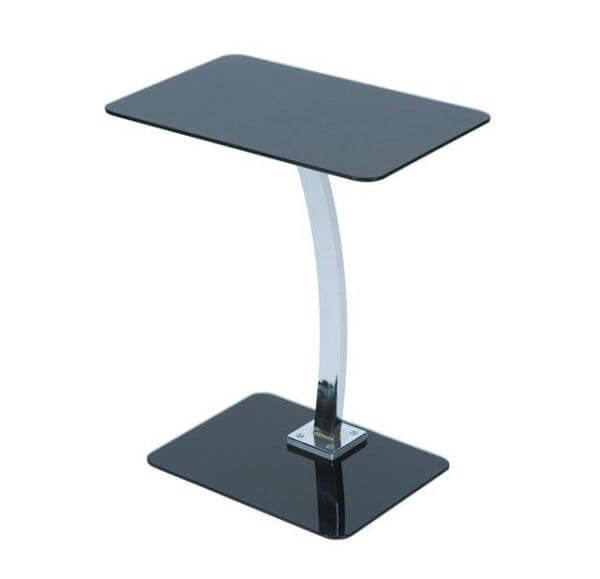 LEVV Black & Chrome Laptop Table