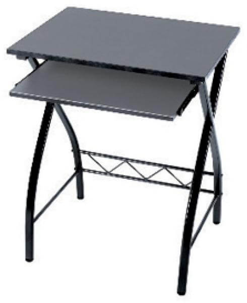 LEVV black MDF computer desk