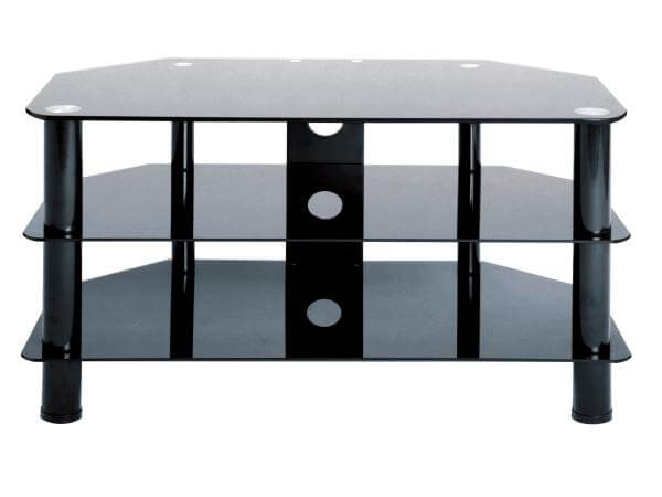 LEVV Black TV stand for up to 37 Inch TVs