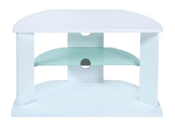 LEVV White High Gloss TV Stand for up to 32 Inch TVs