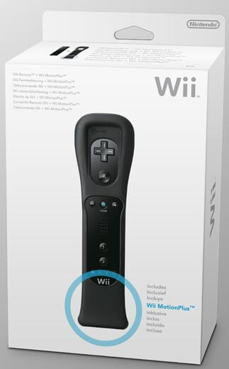 Official Wii Remote & Wii Motion Plus (MotionPlus) (Black)