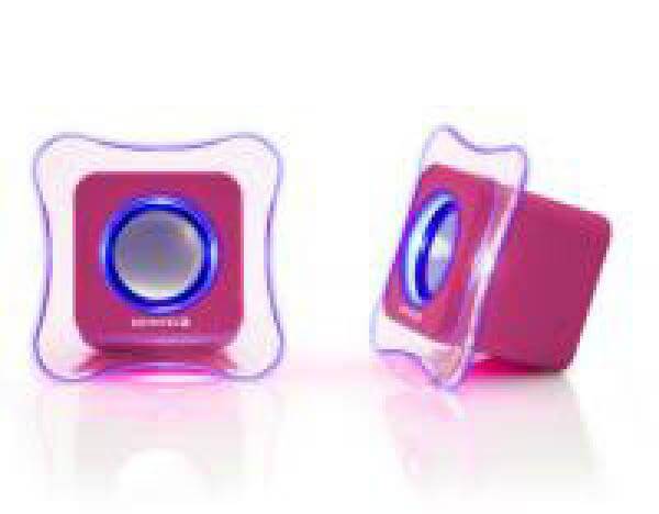 SOYNTEC Voizze 140 2.0 USB Speakers - Pink