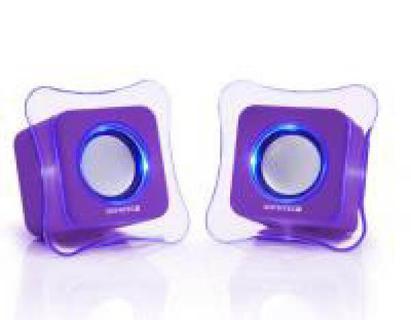 SOYNTEC Voizze 140 2.0 USB Speakers - Violet