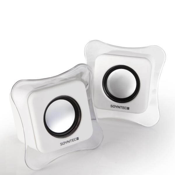 SOYNTEC Voizze 140 2.0 USB Speakers - White