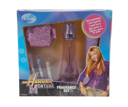 Hannah Montana 50Ml Edt Set + 75Ml B/S +3*5Ml Lipgloss +Purse