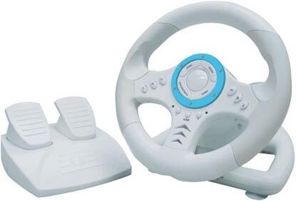 Logic 3 Steering Wheel and Footpedals