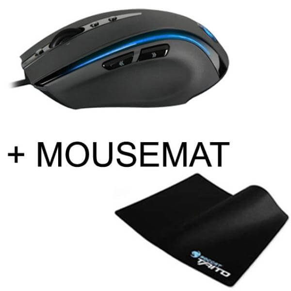 Roccat Kone Gaming Mouse with FREE Roccat Taito Gaming Mousepad