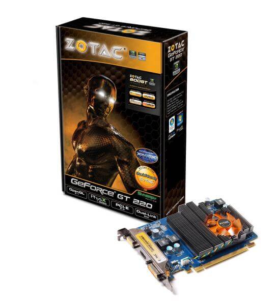 Zotac GF GT220 1GB Synergy DDR2