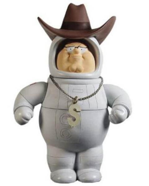 Family Guy 6 Inch Secret Agent Astronaut Millionaire Peter