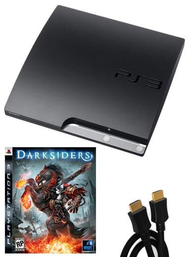 Playstation 3 PS3 Slim 120GB Console: Bundle (including Darksiders & 2M HDMI Cable)