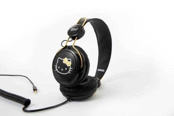 Coloud Hello Kitty Headphones - Black Gold