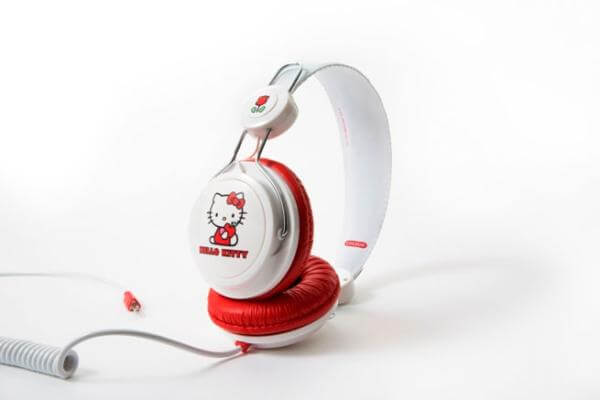 Coloud Hello Kitty Headphones - White Red Core