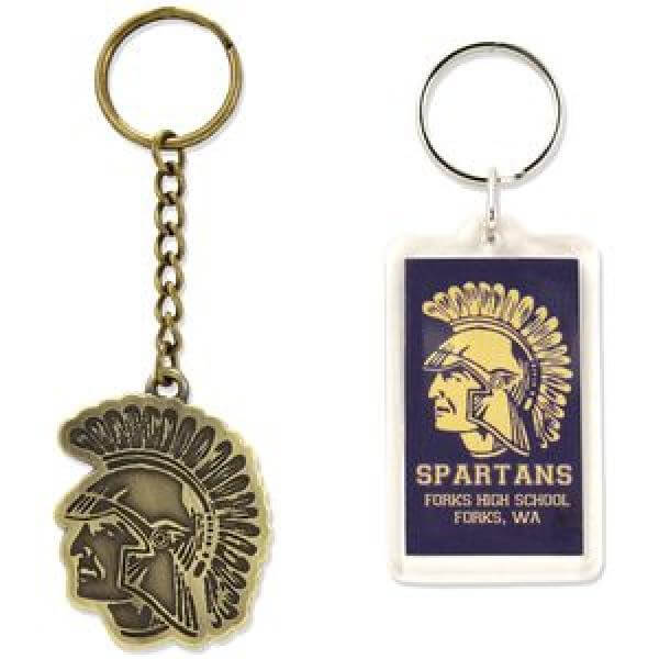 Twilight New Moon - Key Chain Set Forks Spartans