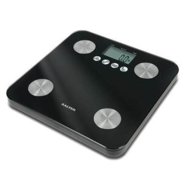 Salter 9106 Black Glass Body Analyser Scales