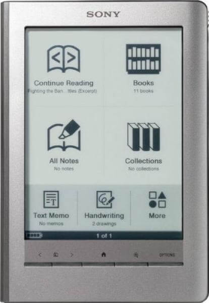 Sony PRS600S eBook Reader Touch Edition - Silver