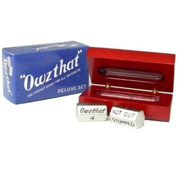 Deluxe Owzthat Cricket Game In Wooden Box