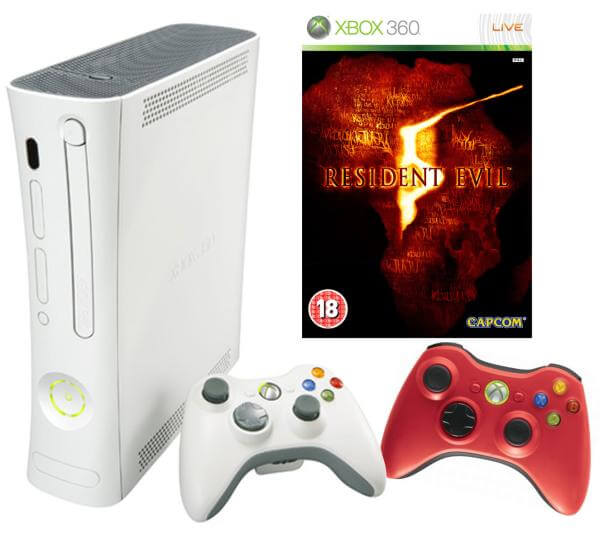 Xbox 360 Arcade Console: Bundle (Including Resident Evil WEP Pack)