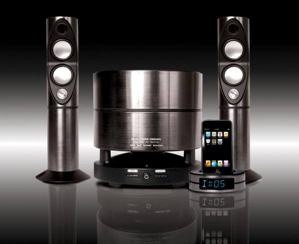 IXOS Divo 2.1 Premium speaker system for iPod, flat screen TV's and music players