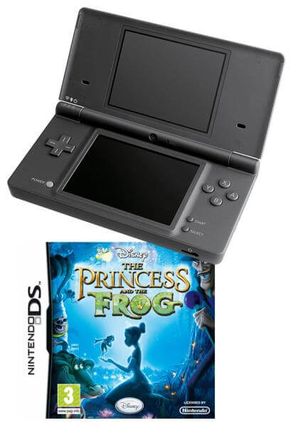 Nintendo DSI Black: Bundle (Including The Princess And The Frog)