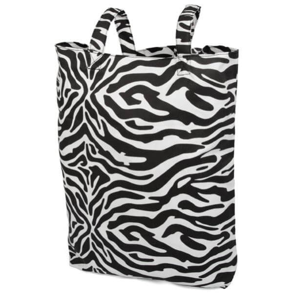 Zebra print tote bag