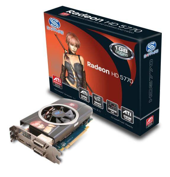 Sapphire HD5770 1GB GDDR5 Graphics Card