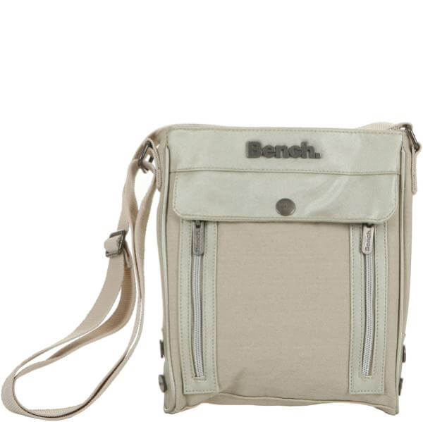 Bench Elektra ladies zip front cross body bag - Stone