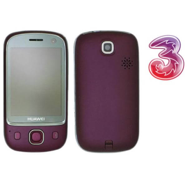 Huawei U7510 Mobile Phone on Three Network (Black)