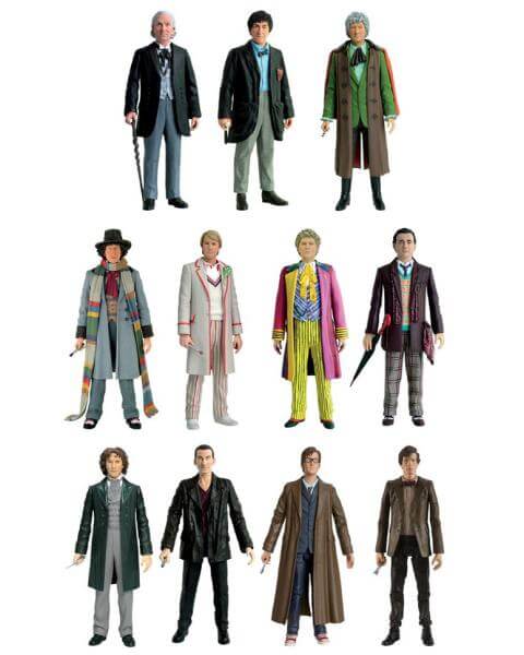 Dr Who 11 Doctors Action Figure Collector Set 