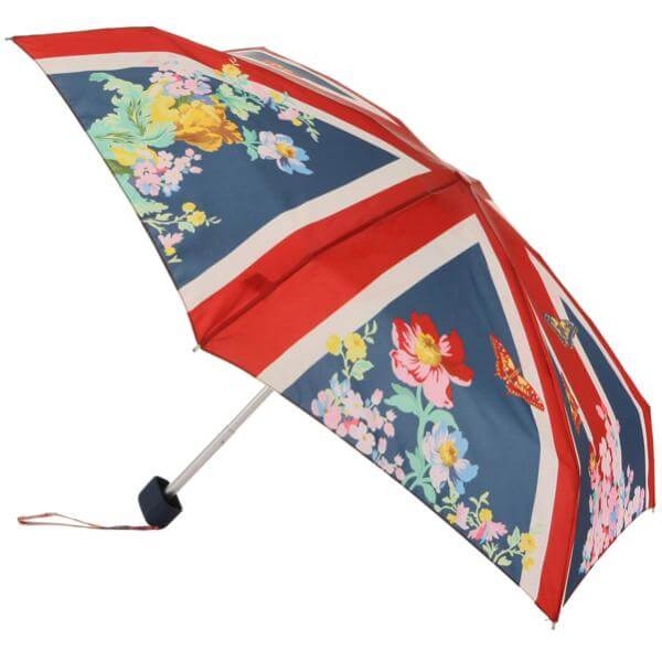 Fulton Union Jack Floral Umbrella