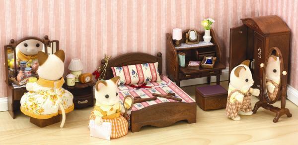 Sylvanian Family: Luxury master bedroom furniture set