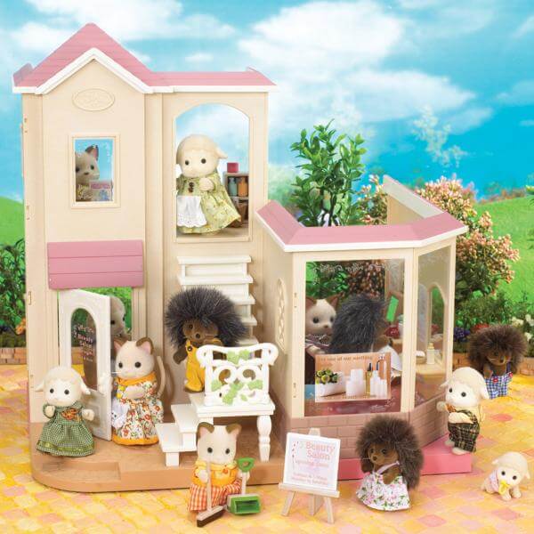 Sylvanian Family: Beauty salon with beautician set
