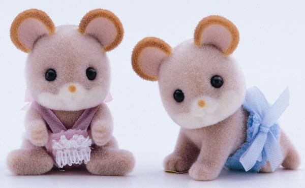Sylvanian Families: Maces Mouse Twin Babies